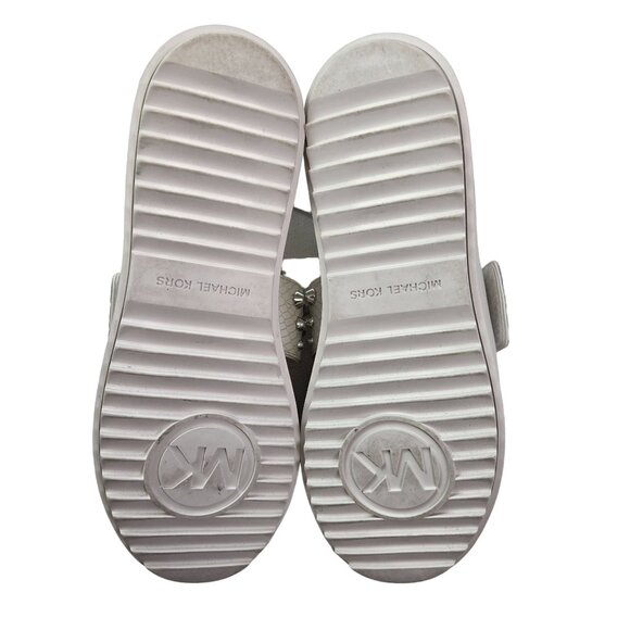 NWT/NWOB Michael Michael Kors Leather Grove Studded Platform Sneakers Size 9 - Picture 12 of 12